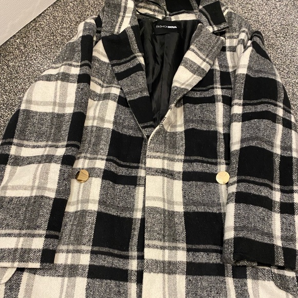 Plaid trench coat - Picture 7 of 10